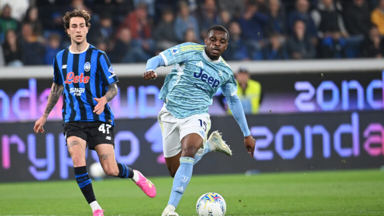 Pierre Kalulu (Juventus Fc) in action  during  Atalanta BC vs Juventus FC, Italian soccer Serie A match in Bergamo, Italy, April 11 2026 (Photo by Gianluca Ricci/IPA Sport / ipa-agency.net/IPA/Sipa USA)
2026.04.11 Bergamo
pilka nozna liga wloska
Atalanta Bergamo - Juventus Turyn
Foto IPA/SIPA USA/PressFocus

!!! POLAND ONLY !!!