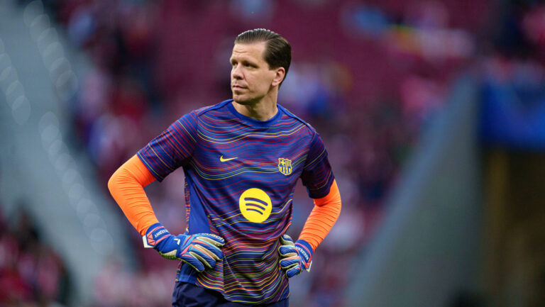 Wojciech Szczesny seen during UEFA Champions League quarterfinal game between teams of Atletico de Madrid and FC Barcelona, Barca Kazimierz Koper/Ball Raw Images Madrid Estadio Jose Alvalade Spain Copyright: xKazimierzxKoperx kazimierzkoper_atletico_fcbarcelona_2526_3-30
2026.04.13 Madryt
pilka nozna , Liga Mistrzow
Atletico Madryt - FC Barcelona
Foto IMAGO/PressFocus

!!! POLAND ONLY !!!
