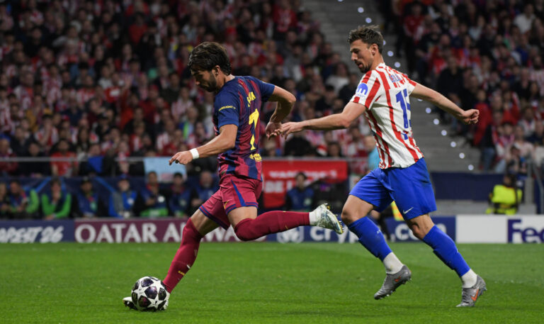 Ferran Torres of FC Barcelona celebrate his goal during the UEFA Champions League Quarter Finals match Atletico Madrid vs Barcelona at Riyadh Air Metropolitano, Madrid, Spain on 14 April 2026

(Photo by Samuel Carreno/News Images) in Madrid, Spain on 4/14/2026. (Photo by Samuel Carreno/News Images/Sipa USA)
2026.04.14 Madryt
pilka nozna liga Mistrzow
Atletico Madryt - FC Barcelona
Foto News Images/SIPA USA/PressFocus

!!! POLAND ONLY !!!