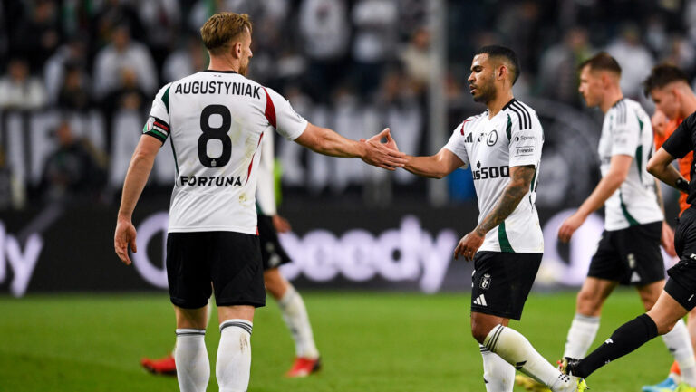 2026.04.17 Warszawa
pilka nozna PKO Ekstraklasa sezon 2025/2026
Legia Warszawa - Zaglebie Lubin
N/z Rafal Augustyniak, Radovan Pankov
Foto Weronika Morciszek / PressFocus

2026.04.17 Warszawa
Football - Polish PKO Ekstraklasa season 2025/2026
Legia Warszawa - Zaglebie Lubin
Rafal Augustyniak, Radovan Pankov
Credit: Weronika Morciszek / PressFocus