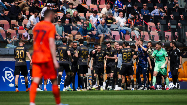 2026.04.19 Nieciecza
Pilka nozna PKO Ekstraklasa 2025/2026
Bruk-Bet Termalica Nieciecza - Wisla Plock
N/z gol bramka radosc Zan Rogelj
Foto Marta Badowska / PressFocus

2026.04.19 Nieciecza
Football Polish PKO Ekstraklasa Season 2025/2026
gol bramka radosc Zan Rogelj
Credit: Marta Badowska / PressFocus