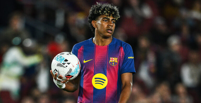 Lamine YAMAL of Barcelona during the Spanish championship LaLiga football match between FC Barcelona and RC Celta on 22 April 2026 at Camp Nou stadium in Barcelona, Spain (Photo by /Sipa USA)
2026.04.22 Barcelona
pilka nozna liga hiszpanska
FC Barcelona - Celta Vigo

Foto IPA/SIPA USA/PressFocus

!!! POLAND ONLY !!!