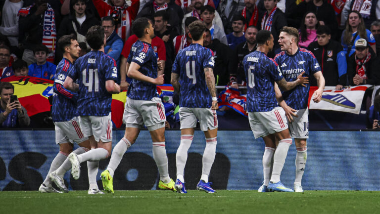 UEFA Champions League semifinals: Atletico de Madrid vs Arsenal April 29, Madrid, Madrid, Spain: Viktor Gyokeres of Arsenal celebrates his goal during UEFA Champions League 2025 26 match beetween Atletico de Madrid and Arsenal at Riyadh Air Metropolitano on April 29, 2026, in Madrid, Spain. Madrid Spain Madrid Madrid Spain Real Madrid C.F. v Manchester City - UEFA Champions League 2025 *** UEFA Champions League semifinals Atletico de Madrid vs Arsenal April 29, Madrid, Madrid, Spain Viktor Gyokeres of Arsenal celebrates his goal during UEFA Champions League 2025 26 match beetween Atletico de Madrid and Arsenal at Riyadh Air Metropolitano on April 29, 2026, in Madrid, Spain Madrid Spain Madrid Madrid Madrid Spain Real Madrid C F v Manchester City UEFA Champions League 2025 Copyright: xAlejandroxMatiasx
2026.04.29 Madryt
pilka nozna , liga Mistrzow
Atletico Madryt - Arsenal Londyn
Foto IMAGO/PressFocus

!!! POLAND ONLY !!!
