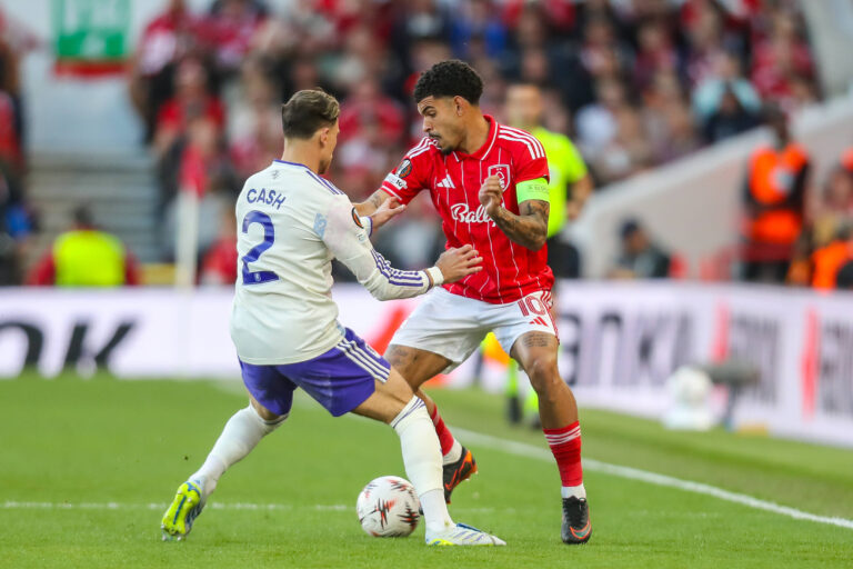 Nottingham Forest v Aston Villa, UEFA Europa League Morgan Gibbs-White Of Nottingham Forest in action during the Nottingham Forest v Aston Villa UEFA Europa League Semi-Final 1st leg match at the City Ground, West Bridgford, England on 30 April 2026 Credit: Lee Keuneke/Every Second Media Editorial use only. All images are copyright Every Second Media Limited. No images may be reproduced without prior permission. Copyright: xIMAGO/EveryxSecondxMediax ESM-1958-0035 LeexKeunekex/xEveryxSecondxMediax
2026.04.30 Nottingham
pilka nozna , Liga Europy
Nottingham Forest - Aston Villa
Foto IMAGO/PressFocus

!!! POLAND ONLY !!!