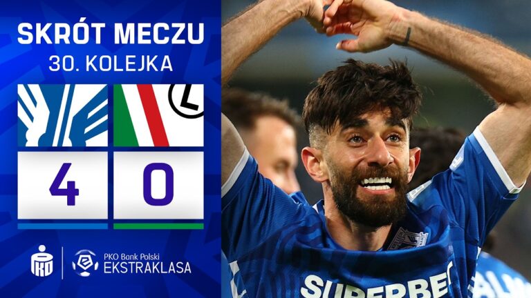 SKRÓT MECZ: Lech Poznań 4:0 Legia Warszawa