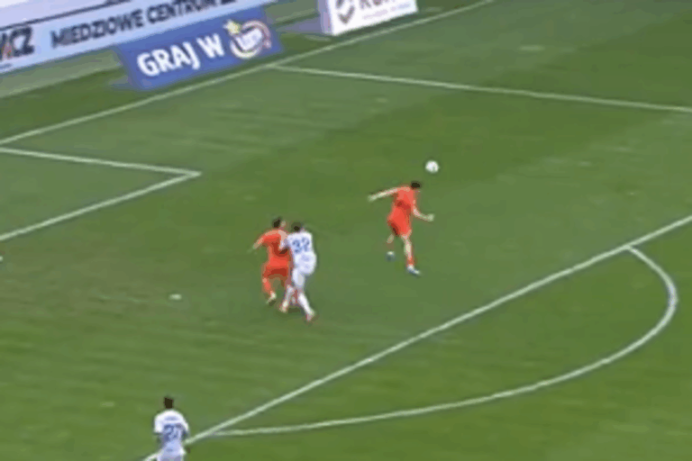 Marcel Reguła znów trafia! Piękna bramka Zagłębia Lubin [WIDEO]