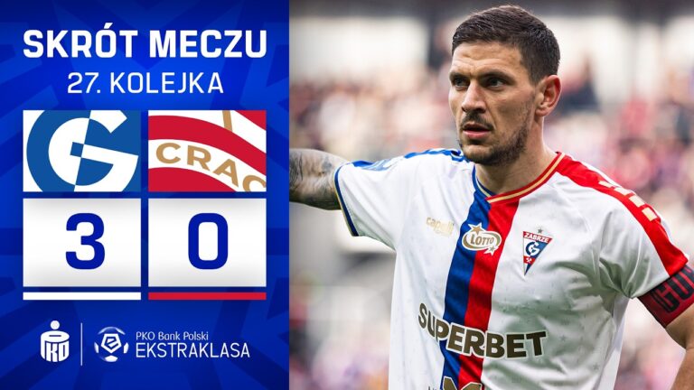 SKRÓT MECZU: Górnik Zabrze 3:0 Cracovia