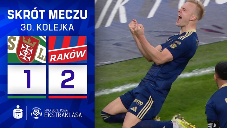 SKRÓT MECZU: Lechia Gdańsk 1:2 Raków Częstochowa