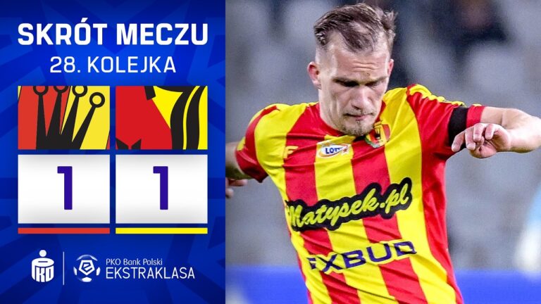SKRÓT MECZU: KORONA KIELCE 1:1 JAGIELLONIA BIAŁYSTOK