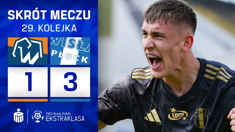 SKRÓT MECZU: Bruk-Bet Termalica 1:3 Wisła Płock