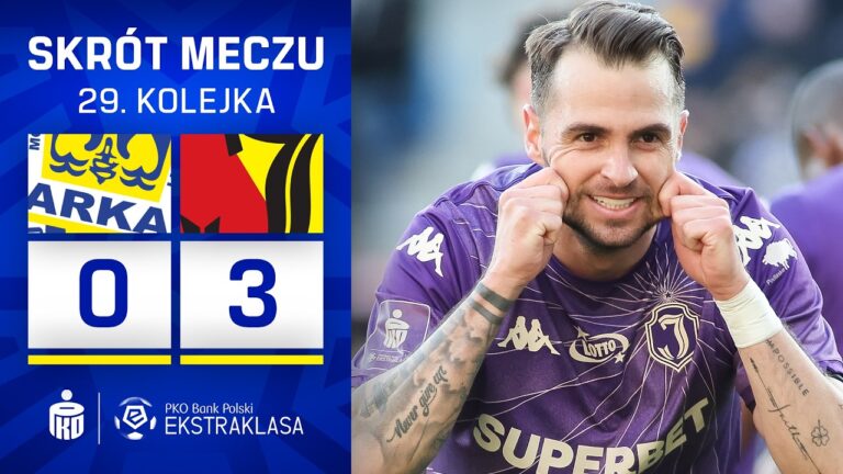 SKRÓT MECZU: Arka 0:3 Jagiellonia