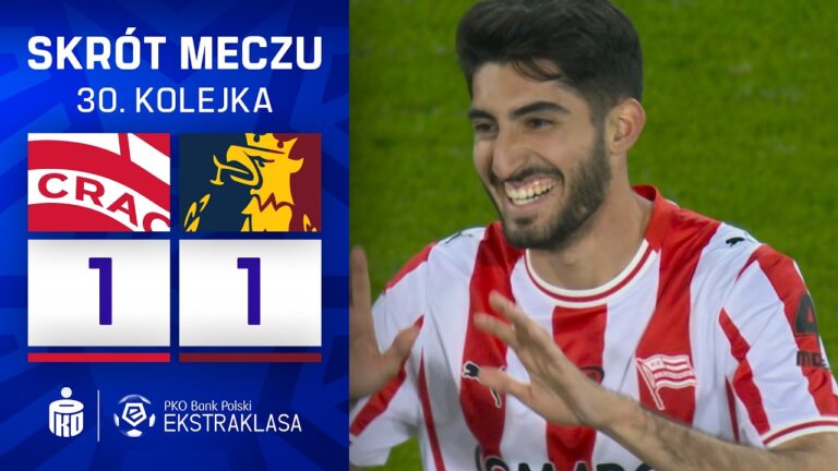 SKRÓT MECZU: Cracovia 1:1 Pogoń Szczecin