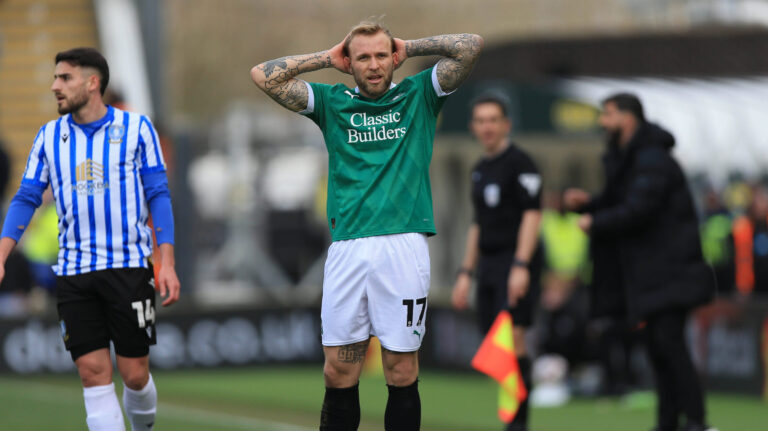 Plymouth Argyle v Sheffield Wednesday, Plymouth, UK - 8 Mar 2025 Frustration for Tymoteusz Puchacz of Plymouth Argyle during the Championship match between Plymouth Argyle and Sheffield Wednesday on 8 March 2025, Home Park, Plymouth, Devon - Plymouth Home Park Devon England Copyright: xDavexRowntree/PPAUKx PPA-171680
2025.03.08 Plymouth
pilka nozna , liga angielska
Plymouth Argyle - Sheffield Wednesday
Foto IMAGO/PressFocus

!!! POLAND ONLY !!!