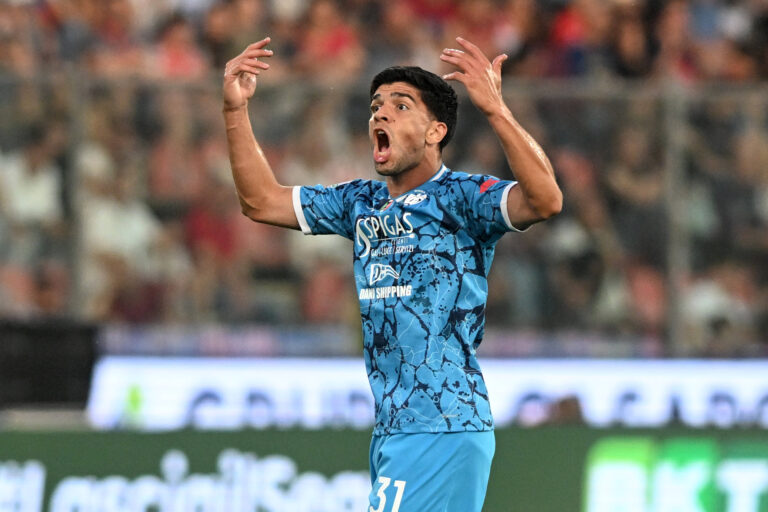 GIUSEPPE AURELIO, Spezia, Serie B, 2024-25, Finale Playoff, Final, Andata, First Leg, Cremonese vs Spezia 0-0, 29-05-2025, Azione, Action, Single shot, Gesti SERIE B 2024-25 FINALE PLAYOFF ANDATA CREMONESE-SPEZIA 0-0
2025.05.29 Cremona
pilka nozna , 2. liga wloska , baraze awans do Serie A
Cremonese - Spezia
Foto IMAGO/PressFocus

!!! POLAND ONLY !!!
