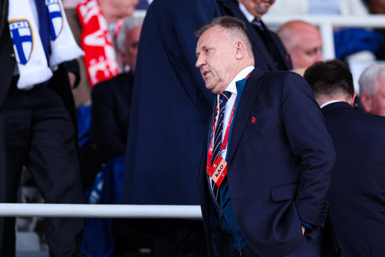 2025.06.10 Helsinki
pilka nozna FIFA Kwalifikacje do Mistrzostw Swiata
Finlandia - Polska
N/z Cezary Kulesza
Foto Pawel Andrachiewicz / PressFocus

2025.06.10 Helsinki
Football - FIFA World Cup qualification
Finland - Poland
Cezary Kulesza
Credit: Pawel Andrachiewicz / PressFocus