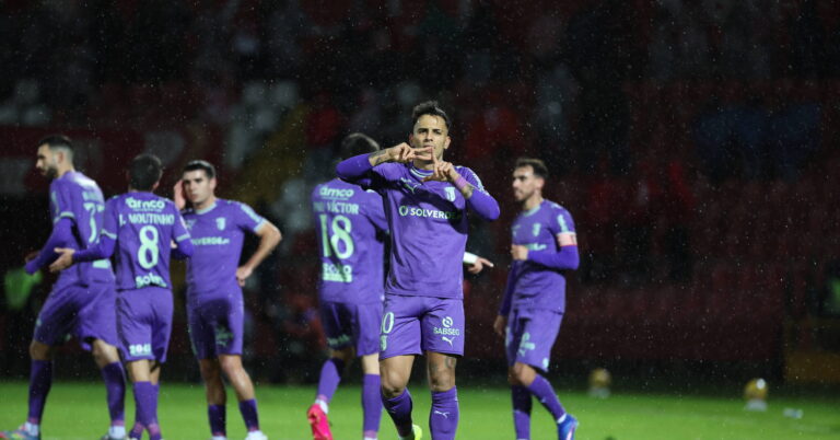 Rodrigo Zalazar  SC Braga  celebrating a goal during the match between AFS and SC Braga, valid for Liga Portugal Betclic 2025 2026 at Estadio Clube Desportivo das Aves on 2 February 2026. Vila das Aves Estadio Clube Desportivo das Aves Vila das Aves Portugal Copyright: xIMAGOx/xPRIMExSPORTSxIMAGESx/xFILIPExOLIVEIRAx
2026.02.02 Vila das Aves
pilka nozna liga portugalska
AVS Futebol SAD - SC Braga
Foto IMAGO/PressFocus

!!! POLAND ONLY !!!
