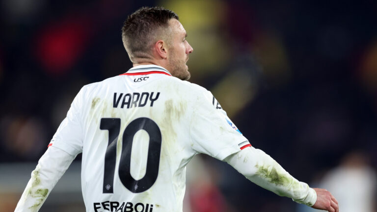 Rome, Italy - February 22, 2026: Jamie Vardy of Cremonese seen in action during the Serie A Enilive 2025-2026 football match between AS Roma vs US Cremonese at Olympic Stadium. (Photo by Marco Iacobucci/IPA Sport / ipa-agency.net/IPA/Sipa USA)
2026.02.22 Rzym
pilka nozna liga wloska
AS Roma - US Cremonese
Foto IPA/SIPA USA/PressFocus

!!! POLAND ONLY !!!