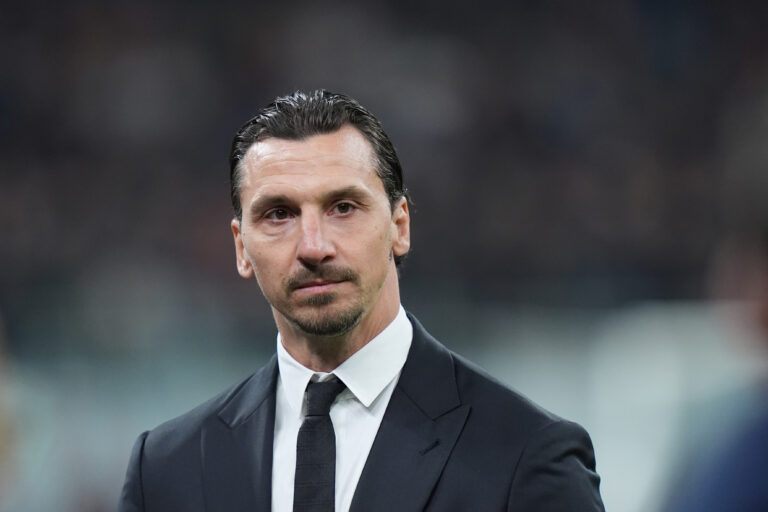 Zlatan  Ibrahimovic  during the Serie A soccer match between Milan and Inter at the San Siro Stadium in Milan  , north Italy - Sunday  , March 08  , 2026. Sport - Soccer . (Photo by Spada/Lapresse) (Photo by Spada/LaPresse/Sipa USA)
2026.03.08 Mediolan
pilka nozna liga wloska
AC Milan - Inter Mediolan
Foto LaPresse/SIPA USA/PressFocus

!!! POLAND ONLY !!!