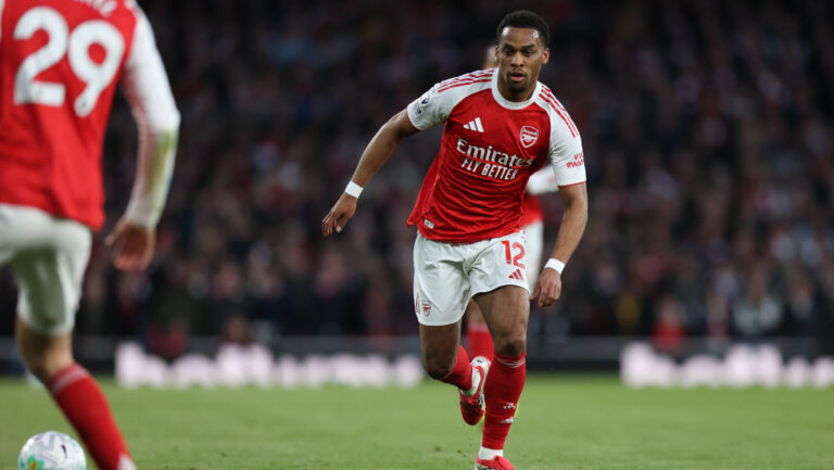 Arsenal v Everton, Premier League Arsenal defender Jurrien Timber looks on during the Arsenal v Everton Premier League match at the Emirates Stadium, London, England on 14 March 2026 Credit: Sally Rawlins/Every Second Media Editorial use only. All images are copyright Every Second Media Limited. No images may be reproduced without prior permission. All rights reserved. Premier League and Football League images are subject to licensing agreements with Football DataCo Limited. see https://www.football-dataco.com Copyright: xIMAGO/EveryxSecondxMediax ESM-1857-0216 SallyxRawlinsx/xEveryxSecondxMediax
2026.03.14 Londyn
pilka nozna , liga angielska
Arsenal Londyn - Everton
Foto IMAGO/PressFocus

!!! POLAND ONLY !!!