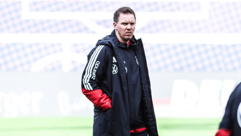 Fussball, UEFA Länderspiel Abschlusstraining Deutschland vor dem Freundschaftsspiel gegen Ghana 29.03.2026, MHP Arena Stuttgart Julian Nagelsmann Trainer, Deutschland Stuttgart MHP Arena Baden-Württemberg Deutschland *** Sport, Football, UEFA international final training Germany before the friendly match against Ghana 29 03 2026, MHP Arena Stuttgart Julian Nagelsmann Coach, Germany Stuttgart MHP Arena Baden Württemberg Germany
2026.03.29 Stuttgart
pilka nozna 
Przygotowania do meczu Niemcy - Ghana
Foto IMAGO/PressFocus

!!! POLAND ONLY !!!