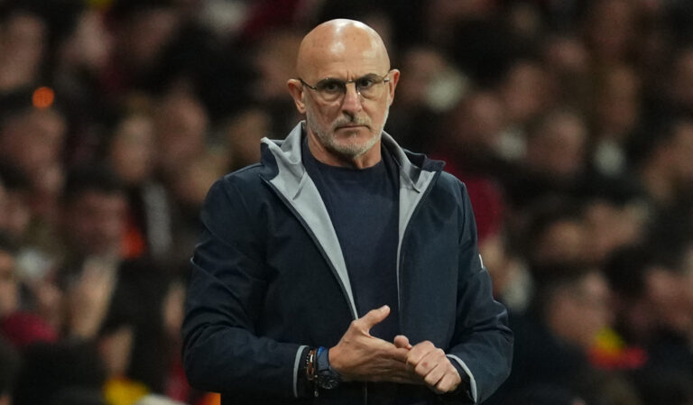 Spain head coach Luis de la Fuente  during the friendly match between Spain and Egypt played at RCDE Stadium on March 31, 2026 in Barcelona, Spain. (Photo by Bagu Blanco / PRESSINPHOTO)
2026.03.31 Barcelona
pilka nozna miedzynarodowy mecz towarzyski
Hiszpania - Egipt

Foto PRESSINPHOTO/SIPA USA/PressFocus

!!! POLAND ONLY !!!