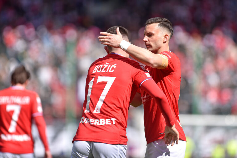 2026.04.06 Krakow
Pilka nozna , Betclic I liga , sezon 2025/26
Wisla Krakow - Gornik Leczna
N/z Marko Bozic, Angel Rodado, radosc po bramce  na 2-2, gol, bramka
Foto Krzysztof Porebski / PressFocus

2026.04.06 Krakow
Football , Polish league, second level , 2025/2026 season
Wisla Krakow - Gornik Leczna
Marko Bozic, Angel Rodado, radosc po bramce  na 2-2, gol, bramka
Credit: Krzysztof Porebski / PressFocus