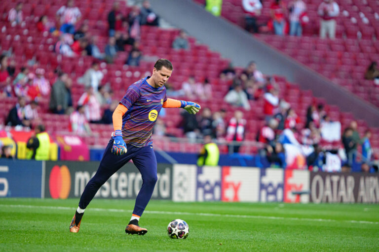 Wojciech Szczesny seen during UEFA Champions League quarterfinal game between teams of Atletico de Madrid and FC Barcelona, Barca Kazimierz Koper/Ball Raw Images Madrid Estadio Jose Alvalade Spain Copyright: xKazimierzxKoperx kazimierzkoper_atletico_fcbarcelona_2526_3-10
2026.04.13 Madryt
pilka nozna , Liga Mistrzow
Atletico Madryt - FC Barcelona
Foto IMAGO/PressFocus

!!! POLAND ONLY !!!