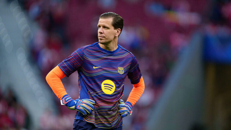 Wojciech Szczesny seen during UEFA Champions League quarterfinal game between teams of Atletico de Madrid and FC Barcelona, Barca Kazimierz Koper/Ball Raw Images Madrid Estadio Jose Alvalade Spain Copyright: xKazimierzxKoperx kazimierzkoper_atletico_fcbarcelona_2526_3-30
2026.04.13 Madryt
pilka nozna , Liga Mistrzow
Atletico Madryt - FC Barcelona
Foto IMAGO/PressFocus

!!! POLAND ONLY !!!