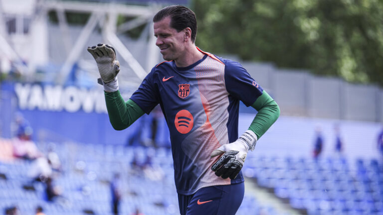 Getafe CF vs. FC Barcelona, Barca on the 33th matchday of the 2025 26 Spanish First Division 25 April 2026 Estadio Coliseum, Madrid, Spain La Liga Football, Getafe CF versus FC Barcelona: Wojciech Szczesny warm up before the match Madrid Madrid Spain *** Getafe CF vs FC Barcelona, on the 33th matchday of the 2025 26 Spanish First Division 25 April 2026 Estadio Coliseum, Madrid, Spain La Liga Football, Getafe CF versus FC Barcelona Wojciech Szczesny warm up before the match Madrid Madrid Spain Copyright: xAlejandroxMatiasx
2026.04.25 Getafe
pilka nozna liga hiszpanska
Getafe CF - FC Barcelona

Foto IMAGO/PressFocus

!!! POLAND ONLY !!!