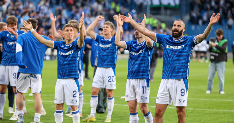 2026.04.26 Poznan
Pilka nozna Ekstraklasa sezon 2025/2026
Lech Poznan - Legia Warszawa
N/z Mikael Ishak gol radosc bramka
Foto Pawel Jaskolka / PressFocus

2026.04.26 Poznan
Football Polish Ekstraklasa season 2025/2026
Lech Poznan - Legia Warszawa
Credit: Pawel Jaskolka / PressFocus