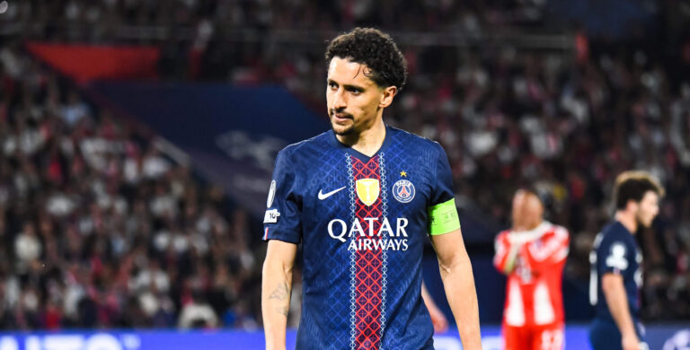 Marquinhos (Paris SG) - Photo : Baptiste Autissier/Baptiste Autissier / Psnewz/ SIPA /00325722_0347/Credit:PSNEWZ/SIPA/2604290058
2026.04.28 Paryz
pilka nozna Liga Mistrzow
Paris Saint-Germain - Bayern Monachium
PSG
Foto PSNEWZ/SIPA/PressFocus

!!! POLAND ONLY !!!