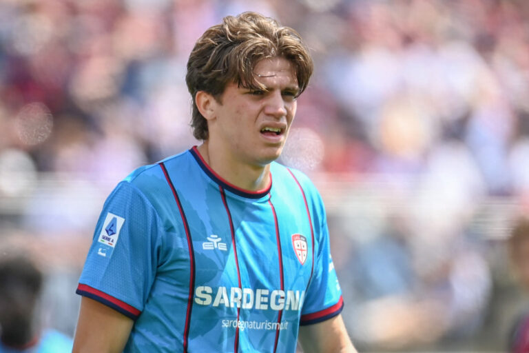 Marco Palestra (Cagliari Calcio) potrait  during  Bologna FC vs Cagliari Calcio, Italian soccer Serie A match in Bologna, Italy, May 03 2026 (Photo by Gianluca Ricci/IPA Sport / ipa-agency.net/IPA/Sipa USA)
2026.05.03 Bolonia
pilka nozna liga wloska
Bologna FC - Cagliari Calcio
Foto IPA/SIPA USA/PressFocus

!!! POLAND ONLY !!!