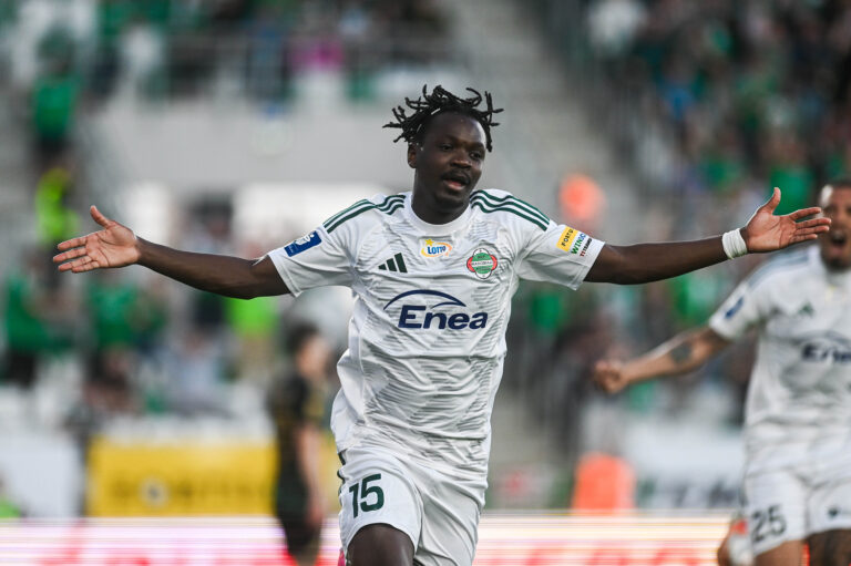 2026.05.04 Radom PKO Ekstraklasa Sezon 2025/2026 Radomiak Radom - Lechia Gdansk

N/z Abdoul Tapsoba radosc gol celebration

Foto Kacper Pacocha / PressFocus 

2026.05.04 Lublin Football Polish Ekstraklasa Season 2025/2026 Radomiak Radom - Lechia Gdansk
Credit: Kacper Pacocha / PressFocus