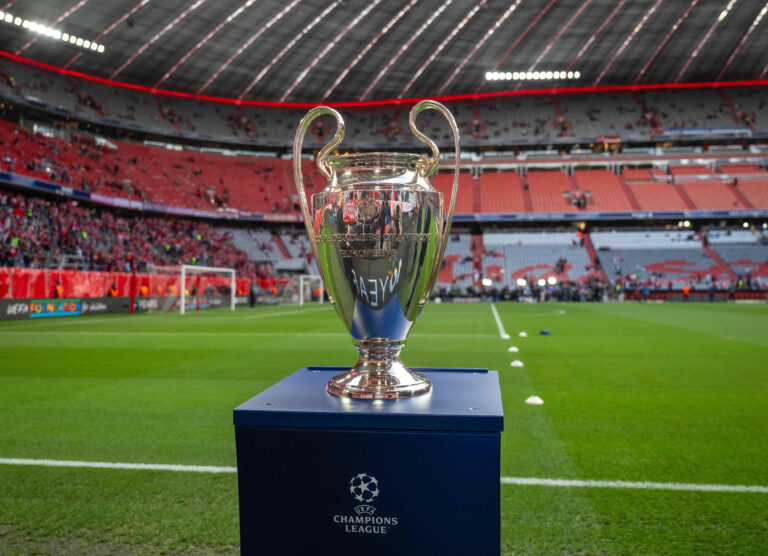 Fußball, Herren, Saison 2025/2026, Champions League Halbfinale, Rückspiel, FC Bayern München - Paris St. Germain, die Trophäe, 06.05. 2026, *** Soccer, men, 2025 2026 season, Champions League semi-final, second leg, FC Bayern Munich Paris St Germain, the trophy, 06 05 2026, Copyright: xMatthiasxKochx
2026.05.06 Monachium
pilka nozna , Liga Mistrzow
Bayern Monachium - Paris Saint-Germain
FCB PSG
Foto IMAGO/PressFocus

!!! POLAND ONLY !!!