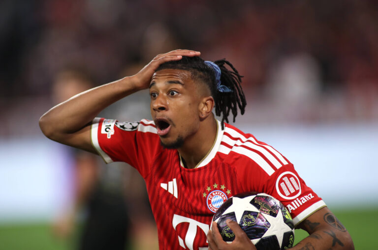 Fussball, Herren, Champions League, Saison 2025/2026, FC Bayern München - Paris Saint-Germain, Halbfinale Rückspiel, Allianz Arena Michael Olise FC Bayern München greift sich mit der Hand an den Kopf, entsetzt ,Geste, Mimik *** Football, Men, Champions League, 2025 2026 season, FC Bayern Munich Paris Saint Germain, semi-final second leg, Allianz Arena Michael Olise FC Bayern Munich grabs his head with his hand, horrified ,gesture, facial expression
2026.05.06 Monachium
pilka nozna , Liga Mistrzow
Bayern Monachium - Paris Saint-Germain
FCB PSG
Foto IMAGO/PressFocus

!!! POLAND ONLY !!!