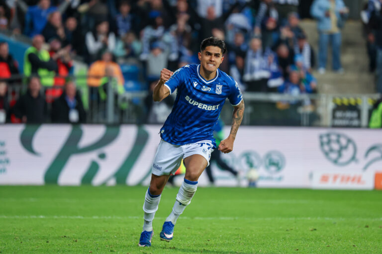 2026.05.08 Poznan
Pilka nozna Ekstraklasa sezon 2025/2026
Lech Poznan - Arka Gdynia
N/z Luis Palma gol radosc bramka
Foto Pawel Jaskolka / PressFocus

2026.05.08 Poznan
Football Polish Ekstraklasa season 2025/2026
Lech Poznan - Arka Gdynia
Credit: Pawel Jaskolka / PressFocus