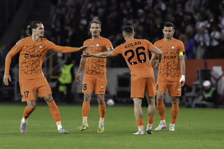2026.05.09 Zabrze
Pilka nozna PKO Ekstraklasa sezon 2025/2026
Gornik Zabrze - Zaglebie Lubin
N/z Levente Szabo Adam Radwanski Jakub Kolan Damian Dabrowski radosc gol
Foto Mateusz Sobczak / PressFocus

2026.05.09 Zabrze
Football Polish League PKO Ekstraklasa season 2025/2026
Gornik Zabrze - Zaglebie Lubin
Levente Szabo Adam Radwanski Jakub Kolan Damian Dabrowski radosc gol
Credit: Mateusz Sobczak / PressFocus