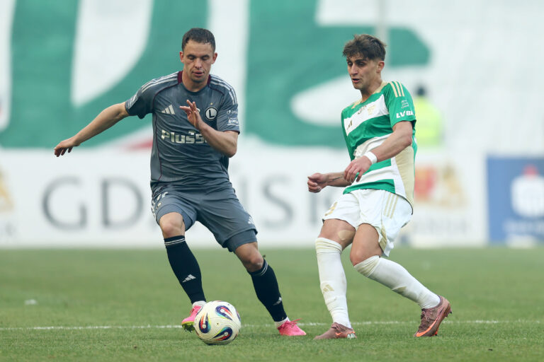 2026.05.17 Gdansk Pilka nozna PKO BP Ekstraklasa sezon 2025/2026 Lechia Gdansk - Legia Warszawa N/z Kacper Chodyna Tomasz Neugebauer Foto Piotr Matusewicz / PressFocus

2026.05.17 Gdansk
Football Polish PKO BP Ekstraklasa season 2025/2026 
Lechia Gdansk - Legia Warszawa 
Kacper Chodyna Tomasz Neugebauer 
Credit: Piotr Matusewicz / PressFocus