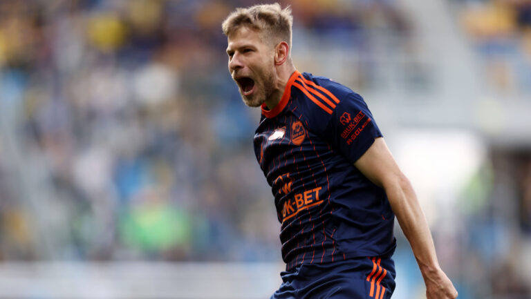2026.05.18 Gdynia Pilka nozna PKO BP Ekstraklasa sezon 2025/2026 Arka Gdynia - Bruk-Bet Termalica Nieciecza N/z Damian Hilbrycht gol bramka radosc Foto Piotr Matusewicz / PressFocus

2026.05.18 Gdynia
Football Polish PKO BP Ekstraklasa season 2025/2026 
Arka Gdynia - Bruk-Bet Termalica Nieciecza 
Damian Hilbrycht gol bramka radosc 
Credit: Piotr Matusewicz / PressFocus