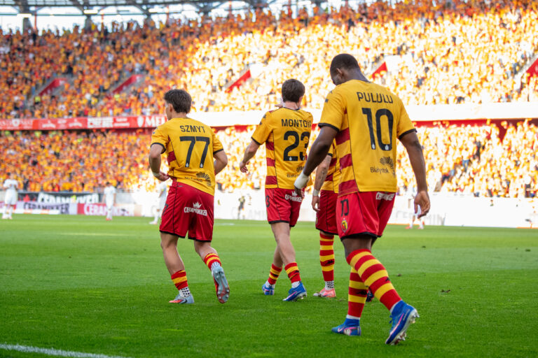 2026.05.23 Bialystok
pilka nozna PKO Ekstraklasa sezon 2025/2026
Jagiellonia Bialystok - Zaglebie Lubin
N/z Afimico Pululu, Montoia, Kajetan Szmyt
Foto Weronika Morciszek/ PressFocus

2026.05.23 Bialystok
Football - Polish PKO Ekstraklasa season 2025/2026
Jagiellonia Bialystok - Zaglebie Lubin
Afimico Pululu, Montoia, Kajetan Szmyt
Credit: Weronika Morciszek/ PressFocus