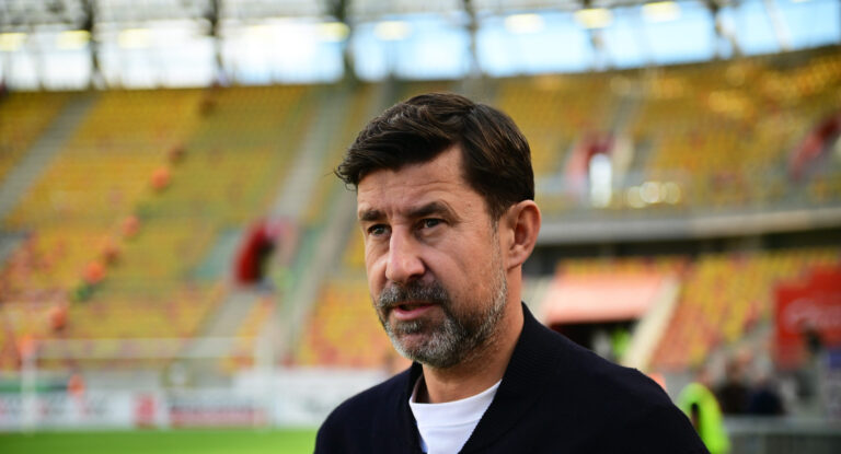 2026.05.23 Bialystok Pilka nozna PKO Ekstraklasa sezon 2025/2026 Mecz 34. kolejki rozgrywek Jagiellonia Bialystok (zolto-czerwone) - KGHM Zaglebie Lubin N/z Lukasz Maslowski dyrektor sportowy Jagiellonii Foto Michal Kosc / PressFocus 
2026.05.23 Bialystok Football Polish PKO Ekstraklasa season 2025/2026 Jagiellonia Bialystok - KGHM Zaglebie Lubin Credit Michal Kosc / PressFocus
