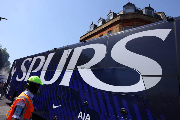 24th May 2026 Tottenham Hotspur Stadium, London, England Premier League Football, Tottenham Hotspur versus Everton Tottenham Hotspur bus arriving at Tottenham Hotspur Stadium JPxFletcher
2026.05.24 Londyn
pilka nozna liga angielska
Tottenham Hotspur - Everton

Foto IMAGO/PressFocus

!!! POLAND ONLY !!!