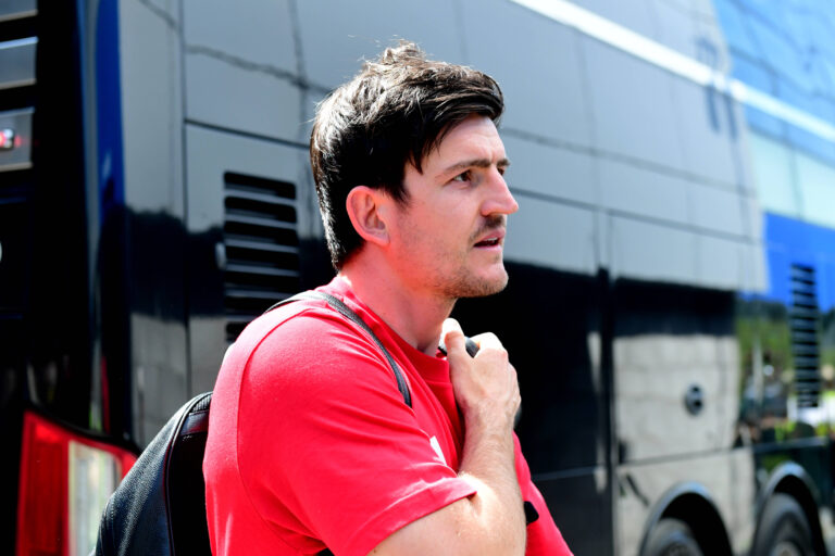 Brighton and Hove Albion v Manchester United, ManU Premier League Harry Maguire Defender of Manchester United arrives for the Premier League match between Brighton and Hove Albion and Manchester United at the American Express Stadium, Brighton and Hove, UK on 24 May 2026. Brighton and Hove American Express Stadium East Sussex UK Editorial use only DataCo restrictions apply See www.football-dataco.com , Copyright: xJeffxMoodx PSI-24304-0015
2026.05.24 Brighton
pilka nozna liga angielska
Brighton and Hove Albion - Manchester United
Foto IMAGO/PressFocus

!!! POLAND ONLY !!!