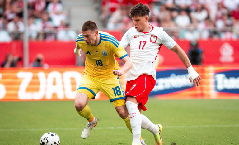 2026.05.31 Wroclaw
Polska - Ukraina
Pilka Nozna, mecz towarzyski 
N/z Oleh Ocheretko Oskar Pietuszewski
Foto Mateusz Porzucek PressFocus

2026.05.31 Wroclaw
Polska - Ukraina
Football, Poland Ukraine Friendly match
Oleh Ocheretko Oskar Pietuszewski
Credit: Mateusz Porzucek PressFocus