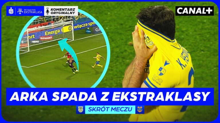 SKRÓT MECZU: Arka Gdynia 2:3 Termalica Nieciecza