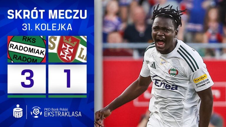 SKRÓT MECZU: Radomiak Radom 3:1 Lechia Gdańsk
