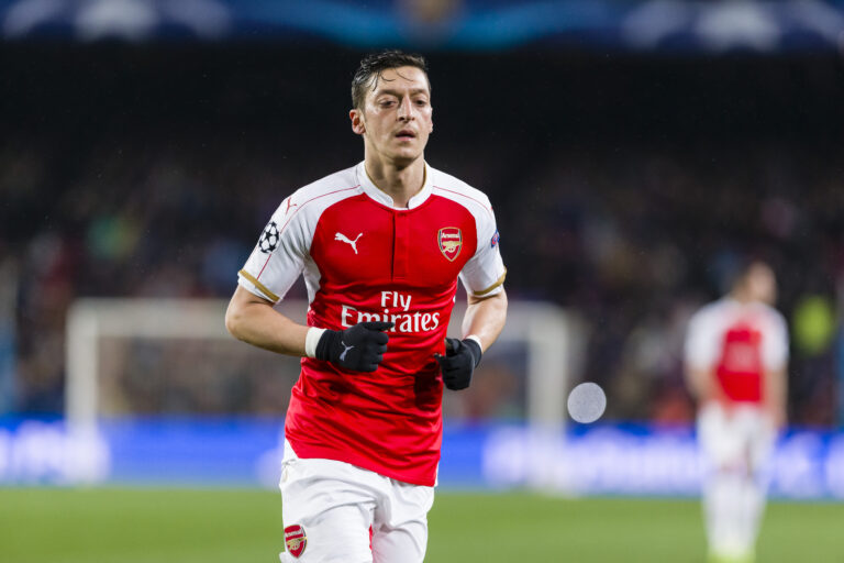 SPAIN - 16th Mar: Mesut Ozil during the UEFA Champions League round of 16, second Leg match between FC Barcelona - Arsenal FC, played at Camp Nou Stadium on 16th Mar 2016 in Barcelona, Spain.
16.03.2016 Barcelona
Pilka nozna UEFA Liga Mistrzow
FC Barcelona - Arsenal Londyn
Foto: Mikel Trigueros / Urbanandsport / Cordon Press/ Pressfocus