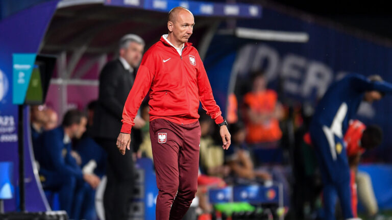 2025.06.14 Trenczyn
Pilka nozna kadra reprezentacja Mistrzostwa Europy U21 Slowacja 2025
Portugalia - Polska
N/z Adam Majewski
Foto Mateusz Sobczak / PressFocus

2025.06.14 Trencin
Football 2025 UEFA European Under 21 Championship
Portugal v Poland
Adam Majewski
Credit: Mateusz Sobczak / PressFocus