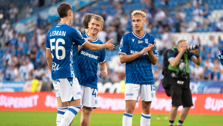 2025.08.31 Poznan
Pilka Nozna PKO BP Ekstraklasa sezon 2025/2026
Lech Poznan - Widzew Lodz 
N/z Kornel Lisman Antoni Kozubal Michal Gurgul
Foto. Damian Kosciesza / PressFocus

2025.08.31 Poznan
Football Polish PKO BP Ekstraklasa season 2025/2026 
Lech Poznan - Widzew Lodz
O/p 
Credit. Damian Kosciesza / PressFocus