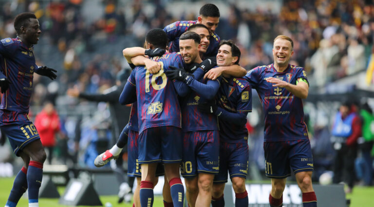2026.02.08 Szczecin
pilka nozna PKO Ekstraklasa sezon 2025/2026
Pogon Szczecin - Termalika Bruk-Bet Nieciecza KS
N/z radosc gol cieszynka bramka Sam Greenwood, Kamil Grosicki Paul Mukairu Mor Ndiaye Leonardo Koutris Leo Borges
Foto Kasia Dzierzynska / PressFocus

2026.02.08 Szczecin
Football - Polish PKO Ekstraklasa season 2025/2026
Pogon Szczecin - Termalika Bruk-Bet Nieciecza KS
radosc gol cieszynka bramka Sam Greenwood, Kamil Grosicki Paul Mukairu Mor Ndiaye Leonardo Koutris Leo Borges
Credit: Kasia Dzierzynska / PressFocus